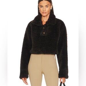 EAVES x Marianna Hewitt Mia Pullover in Chocolate Brown Size XS